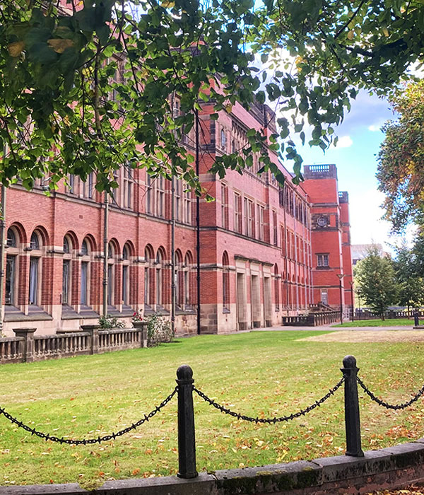 a picture of a building on university campus