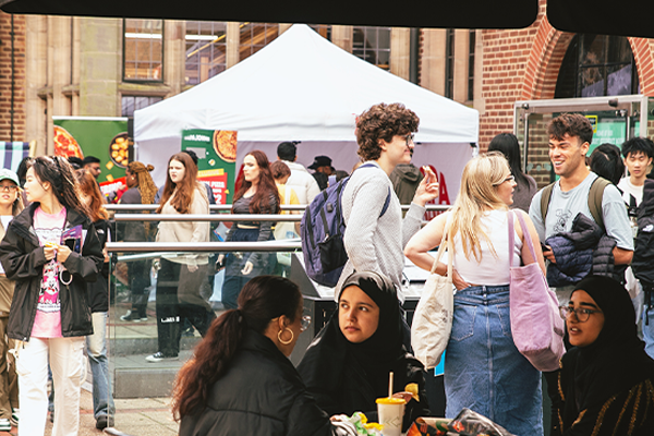 students together in mermaid square