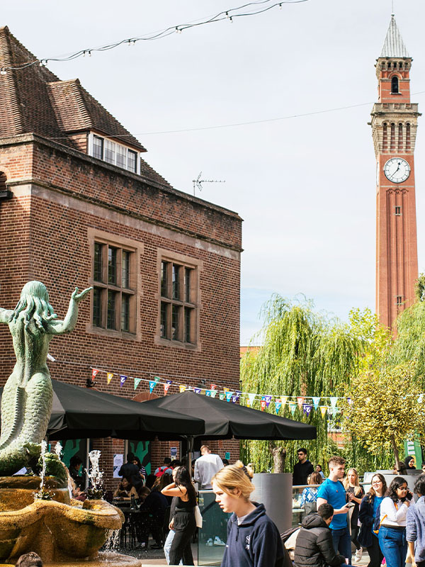 a picture of students at mermaid square